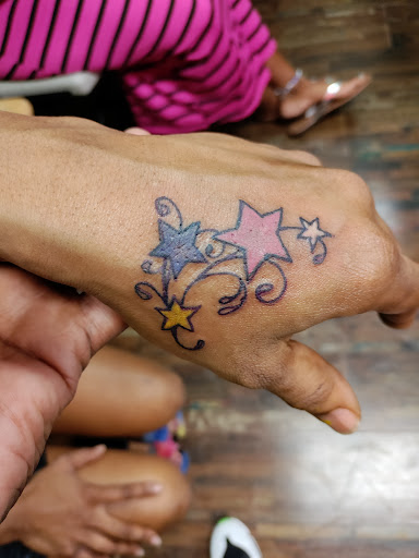 Explore butterfly thigh tattoo ideas, creative tattoo ideas in Mobile, available at Brothers Ink Tattoo Parlor