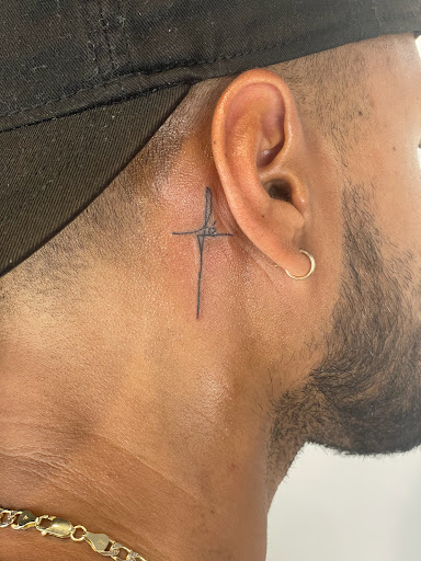 Explore gps coordinates tattoo ideas, creative tattoo ideas in Amsterdam, available at Spoken Hand Tattoo