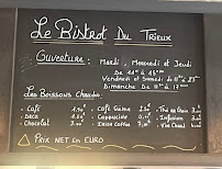 Restaurant Bistrot Du Trieux à Pontrieux (le menu)