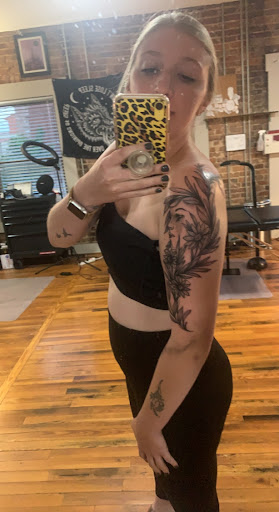 Explore black wolf tattoo ideas, creative tattoo ideas in Chattanooga, available at Studio 222