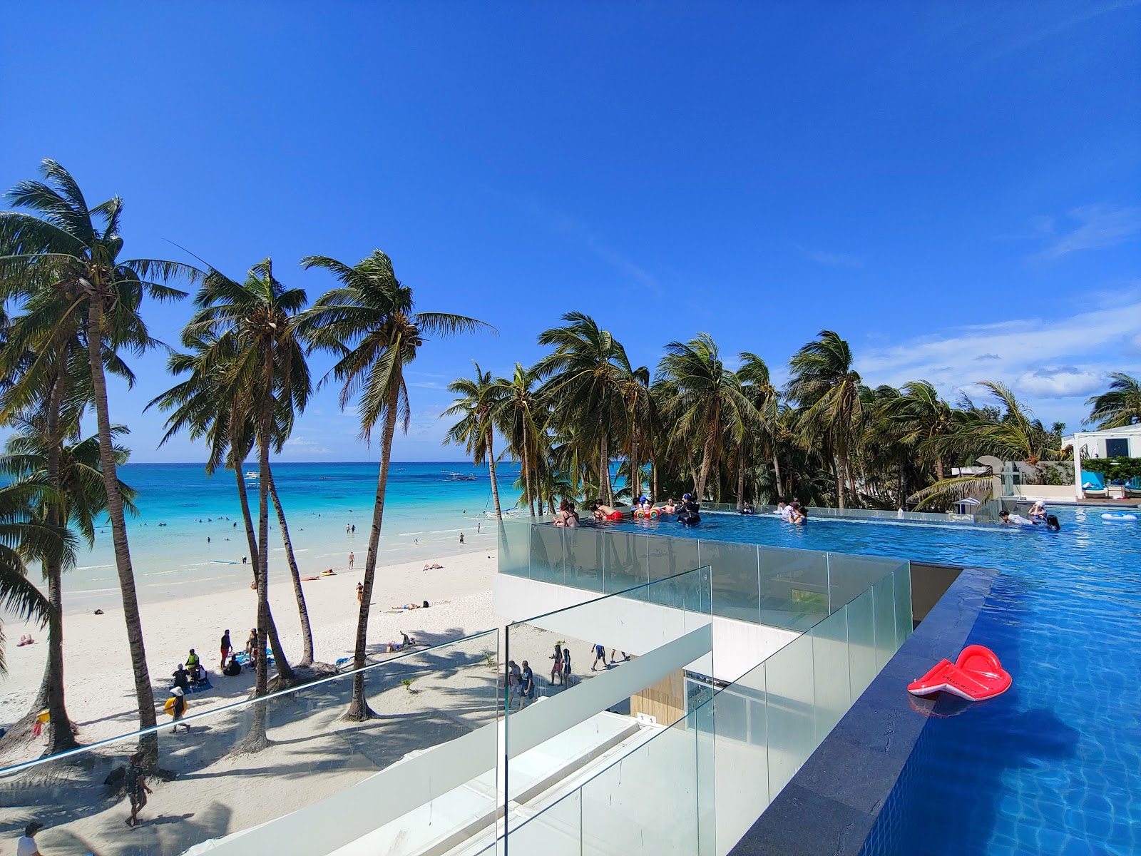 Photo of Boracay Beach partly hotel area
