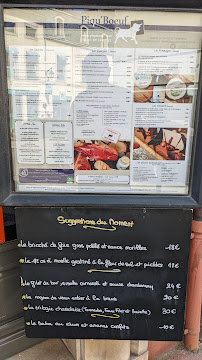 Restaurant Piqu'Boeuf à Beaune (le menu)