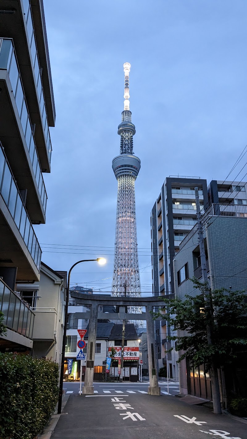 石庭の隅田川「御台場」