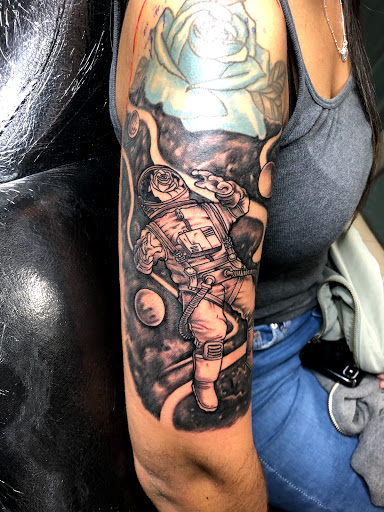 Explore nice arm tattoo ideas, creative tattoo ideas in Passaic, available at District 36 Tattoo Parlor