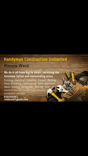 Handyman Construction Unlimited