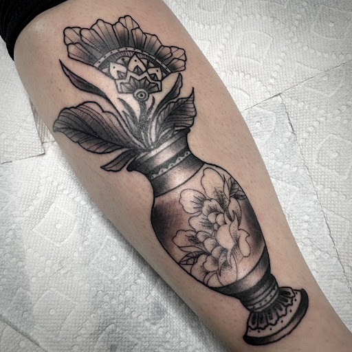 Explore indian chief tattoo ideas, creative tattoo ideas in Buffalo, available at True Gloom Tattoo Studio