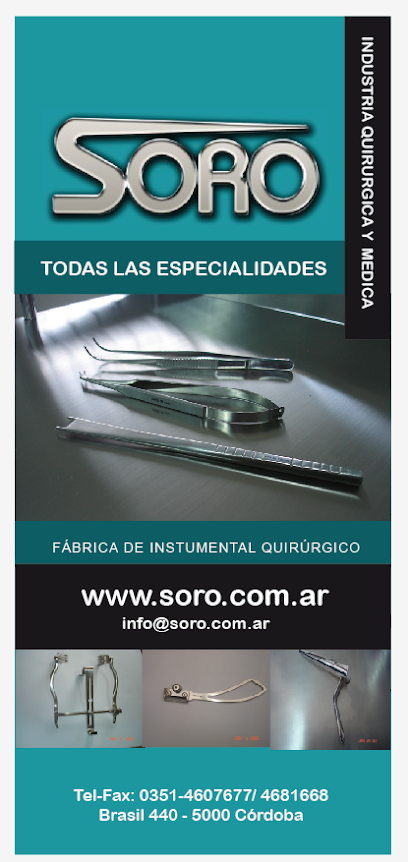 SORO Fábrica de Instrumental Médico Quirúrgico