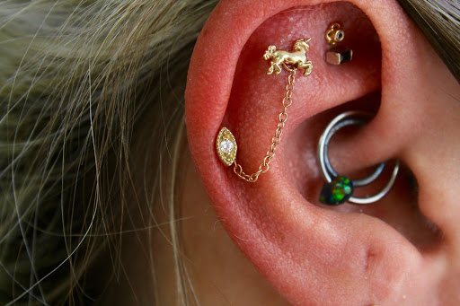 Explore koi sleeve tattoo ideas, creative tattoo ideas in Omaha, available at Sushi Balloon Body Piercing