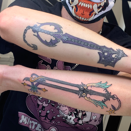 Explore lock tattoo ideas, creative tattoo ideas in Logan, available at COLLECTIVE STUDIO HOUSE OF MANA INK