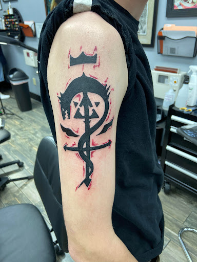 Explore clone trooper tattoo ideas, creative tattoo ideas in El Paso, available at American Tattoo Society of Ft Bliss