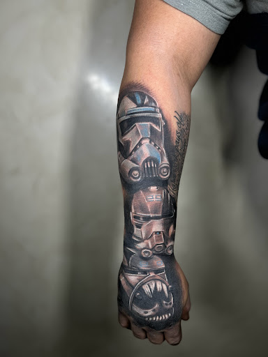 Explore daughter name tattoo ideas for mom, creative tattoo ideas in Astoria, available at Xolotl Tattoo Gallery