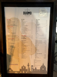 Caffè Duomo à Florence menu
