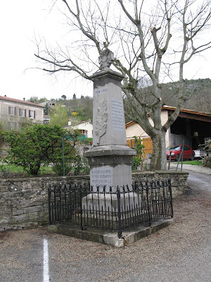 Monument aux morts de Rochecolombe à Rochecolombe