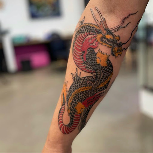 Explore hunting tattoo ideas for men, creative tattoo ideas in Gilbert, available at Fifth Estate Tattoo