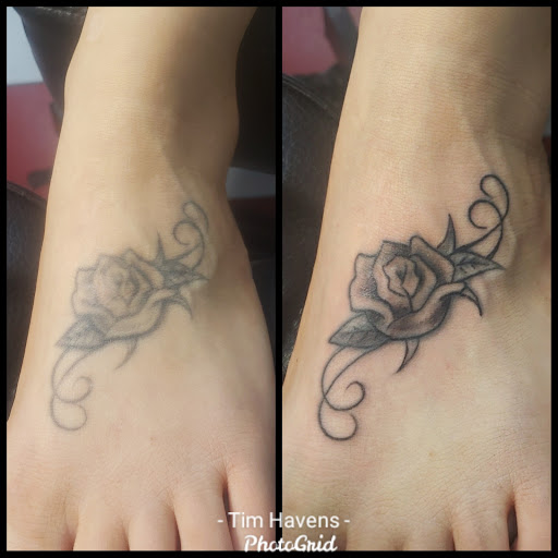 Explore tattoos boyfriend name ideas, creative tattoo ideas in Vinton, available at Cherry Bomb Tattoo and piercing