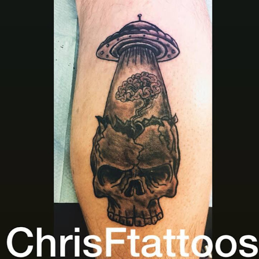 Find good leg tattoo ideas for your next unique tattoo in Aurora at Tranquil Soul Ink (located inside Sola Salon Studios)