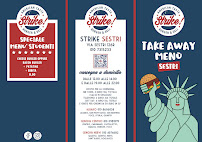 Menu / carte de Strike! Burger & Deli à Genoa