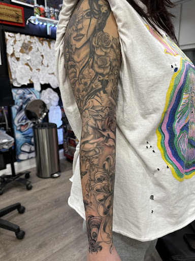 Explore lil peep tattoo ideas, creative tattoo ideas in Oak Forest, available at Silver Raven Tattoos