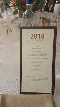 Carte du Villa Anitori Prestige Relais e Spa à Loro Piceno