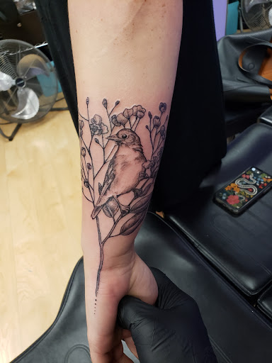 Explore tattoo ideas music lovers, creative tattoo ideas in Cambridge, available at Kappa Tattoo