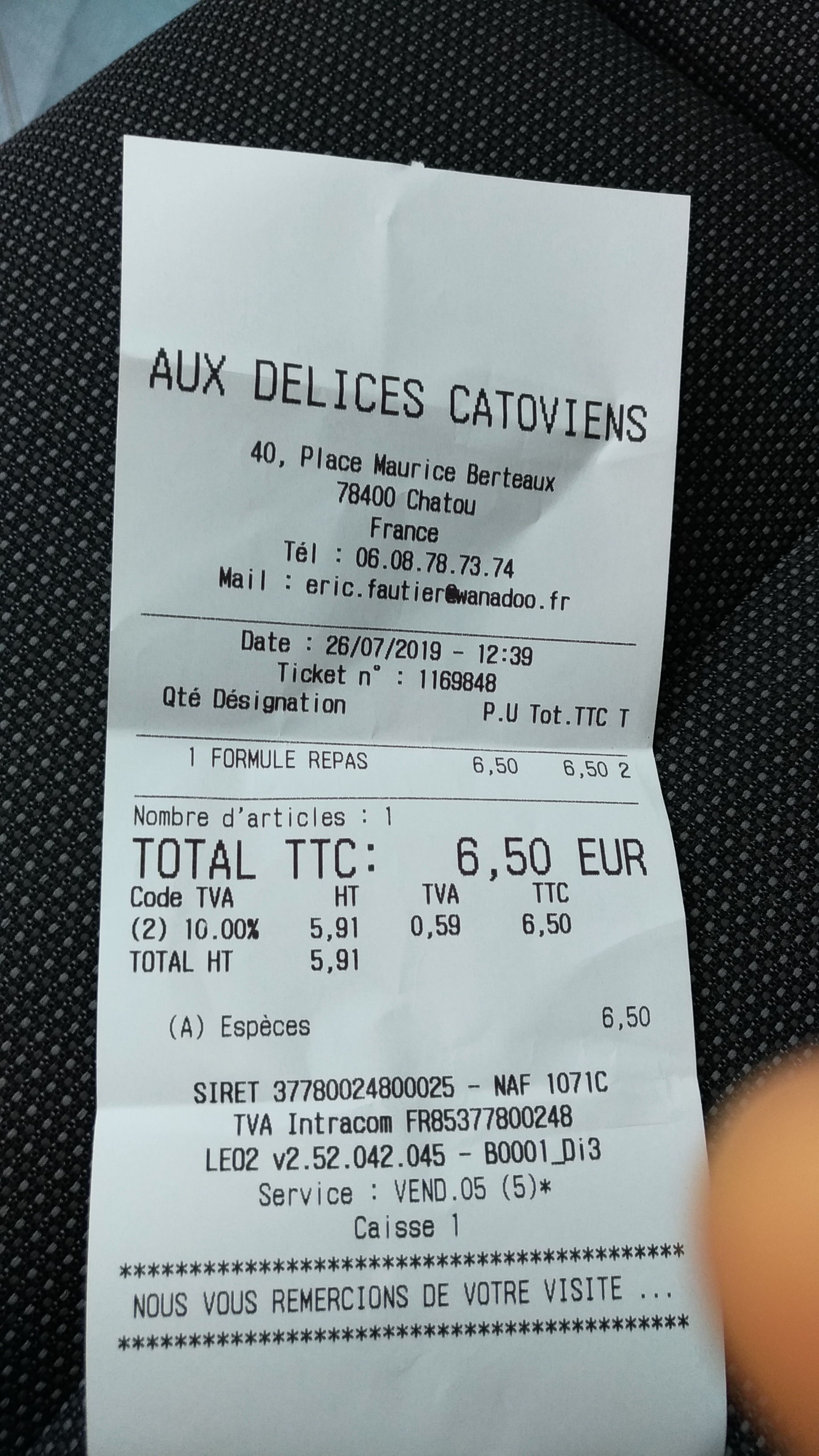 Photo n° 2 de l'avis de JP.U fait le 26/07/2019 à 11:06