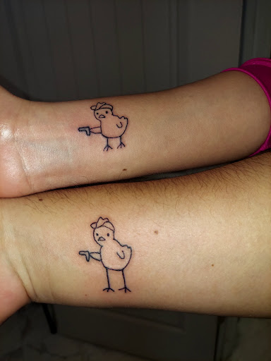 Explore outside forearm tattoo ideas, creative tattoo ideas in Odessa, available at Little Dragon Tattoos Studio