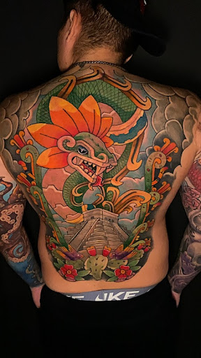 Find tattoo ideas for upper arm men for your next unique tattoo in Chicago at Master Craft Tattoo Co.