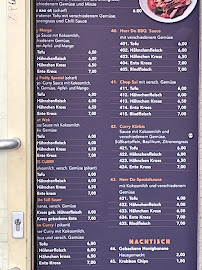 Menu / carte de Herr Do Imbiss à Königs Wusterhausen