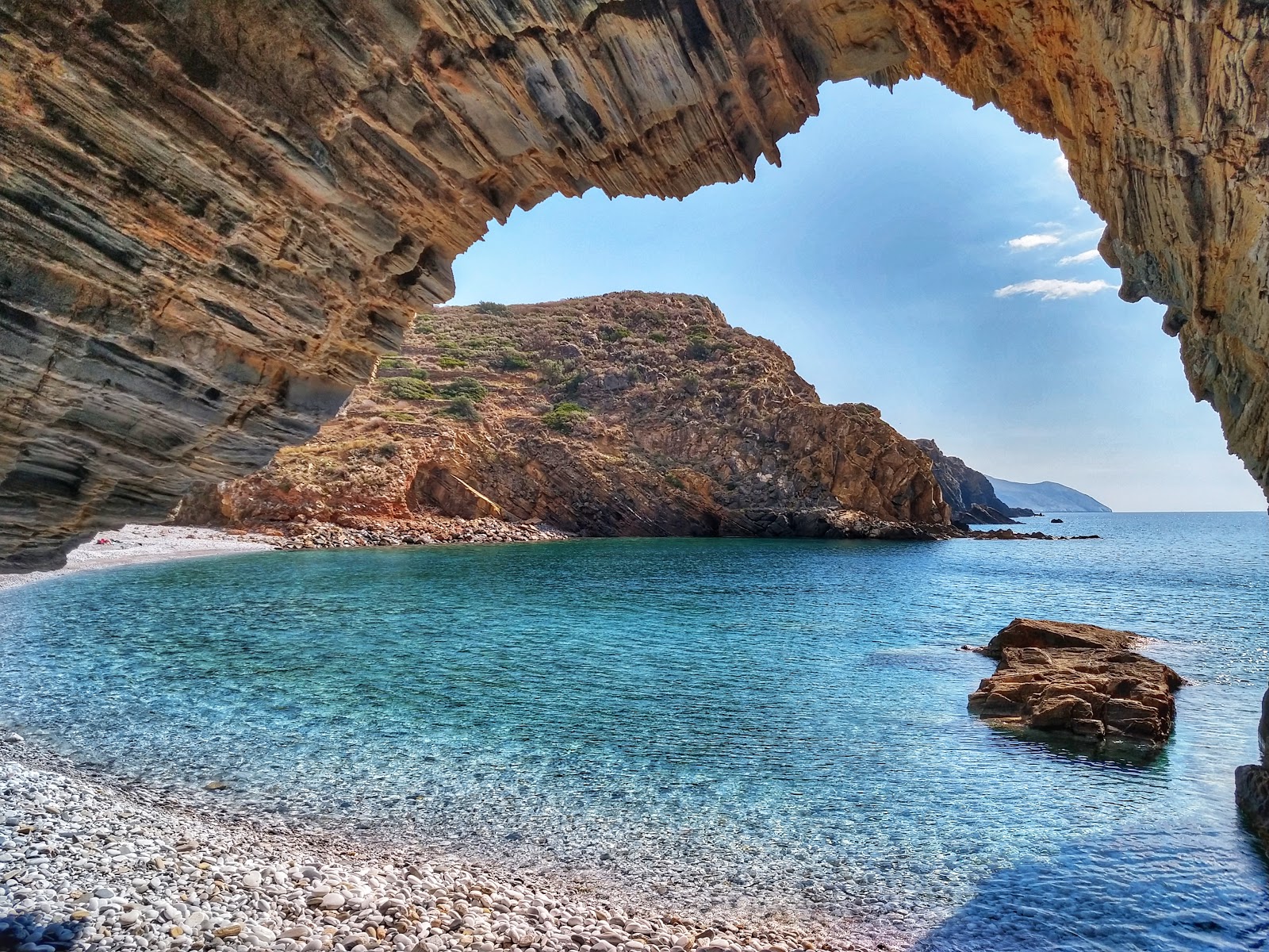 Foto von Paralia Almirou befindet sich in natürlicher umgebung
