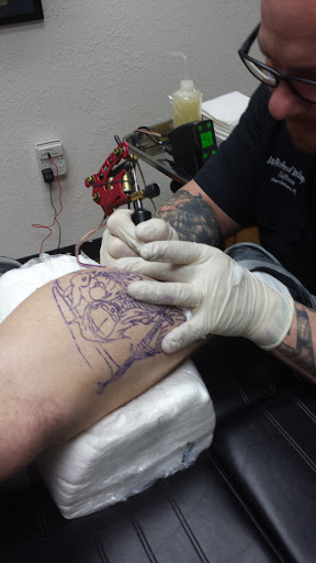 Explore flower half sleeve tattoo ideas, creative tattoo ideas in San Antonio, available at Wicked Ways Tattoos - Babcock