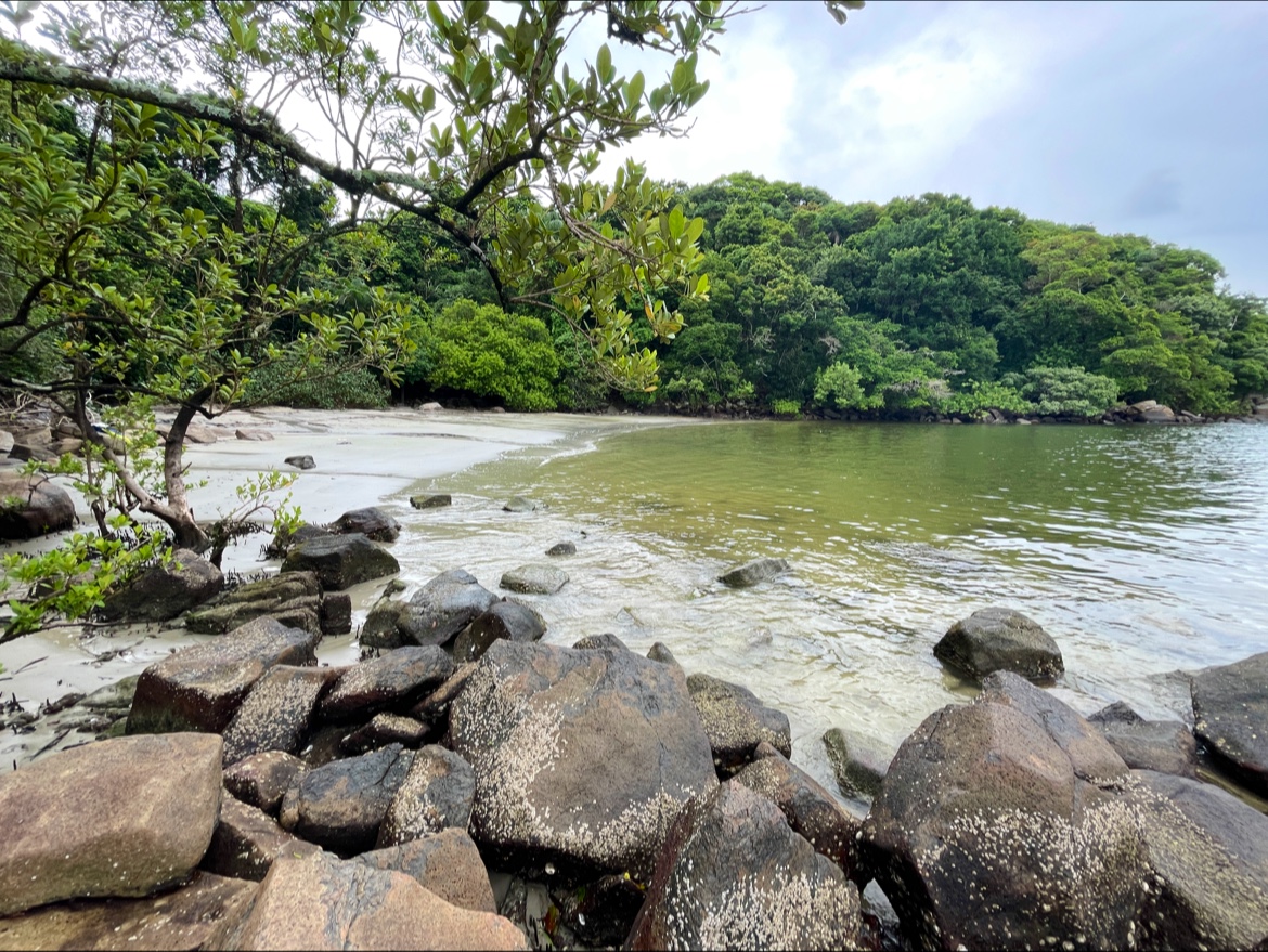 Foto von Praia dos Namorados mit beiger sand Oberfläche