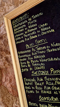 Osteria da Santu Mangione à Assisi menu