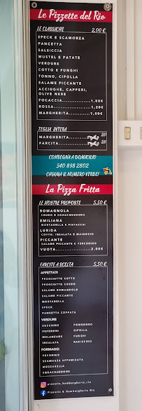 Rio - Hamburger, Fritti, Pizze al Taglio à Cervia menu