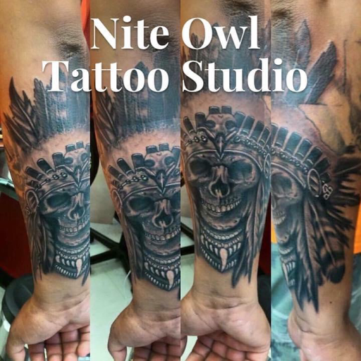 Explore men's back tattoos ideas, creative tattoo ideas in San Antonio, available at Nite Owl Tattoo Studio