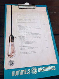 Menu / carte de Hummels Brauhaus à Magdeburg