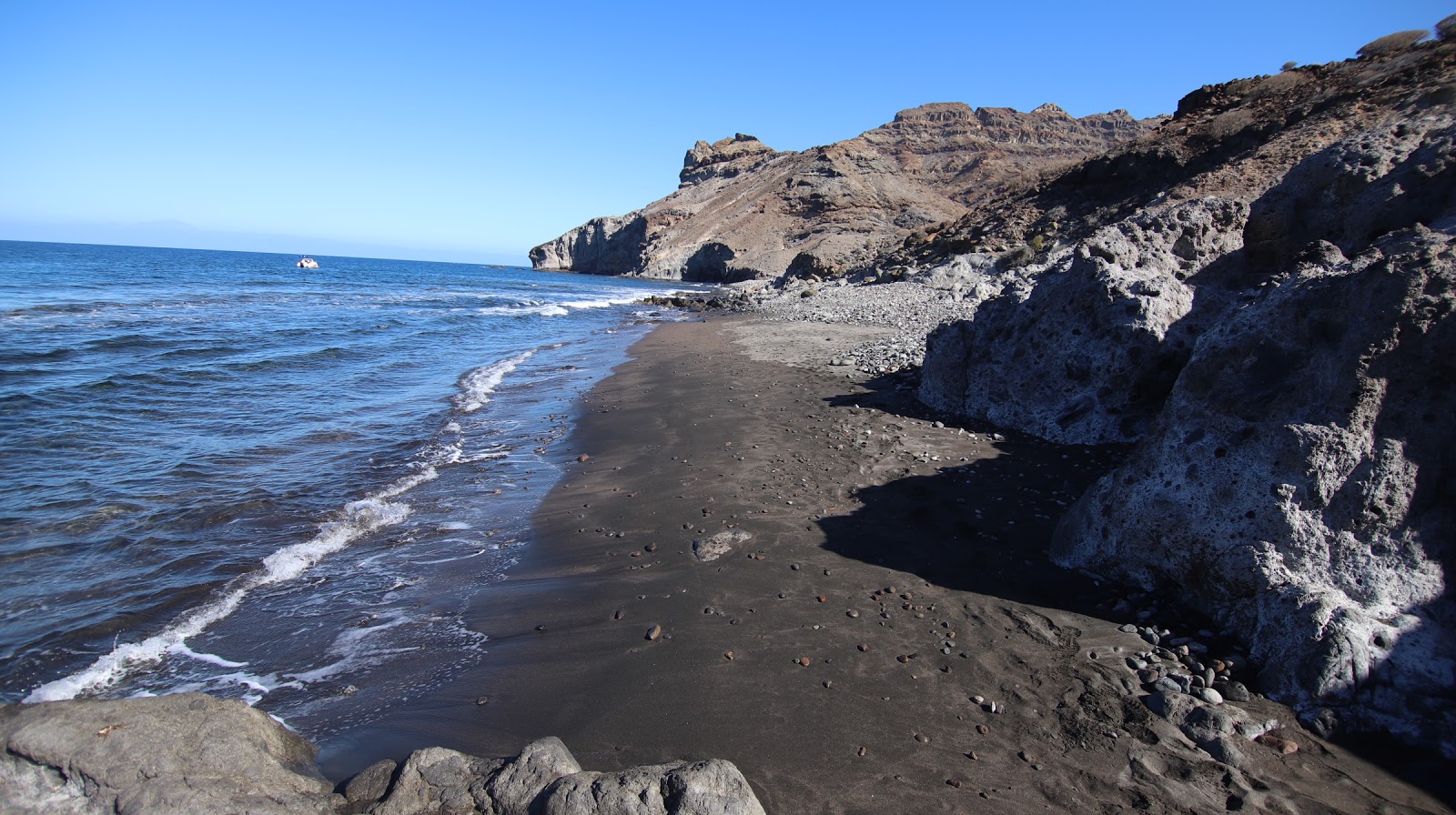 Foto av Playa de Aneas beläget i naturområde
