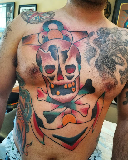 Explore brave tattoo ideas, creative tattoo ideas in Los Angeles, available at Tinta Rebelde hardcore tattoo