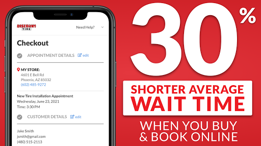 Tire Shop «Discount Tire Store - N Richland Hills, TX», reviews and photos, 8632 Davis Blvd, North Richland Hills, TX 76182, USA