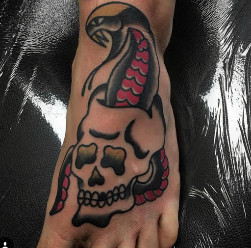 Explore women's sternum tattoo ideas, creative tattoo ideas in Tallmadge, available at Killjoy tattoo