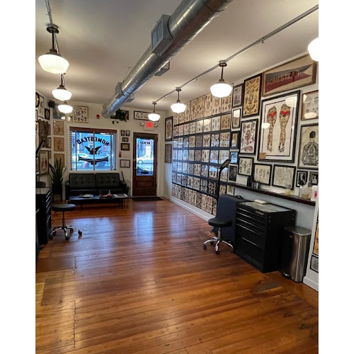 Explore church tattoo ideas, creative tattoo ideas in Philadelphia, available at Homestead Tattoo