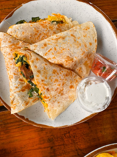 Spinach Breakfast Quesedilla