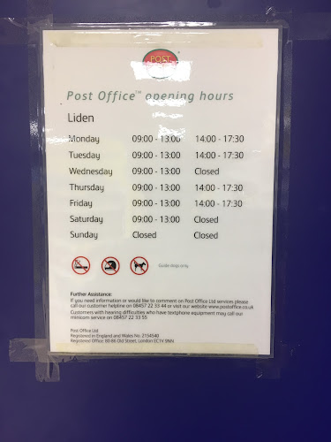 Reviews of Liden Post Office in Swindon - Post office
