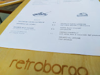Retroborgo à Rimini menu