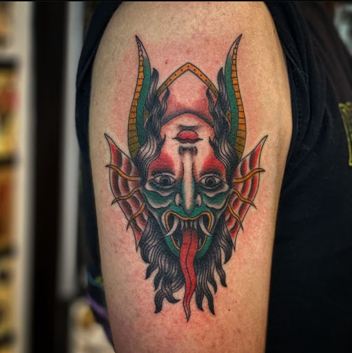 Explore scale tattoo ideas, creative tattoo ideas in Atlanta, available at Big Cat Tattoo