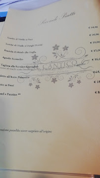 Menu du Trattoria Pizzeria Camere Il Cantico à Santa Maria degli Angeli
