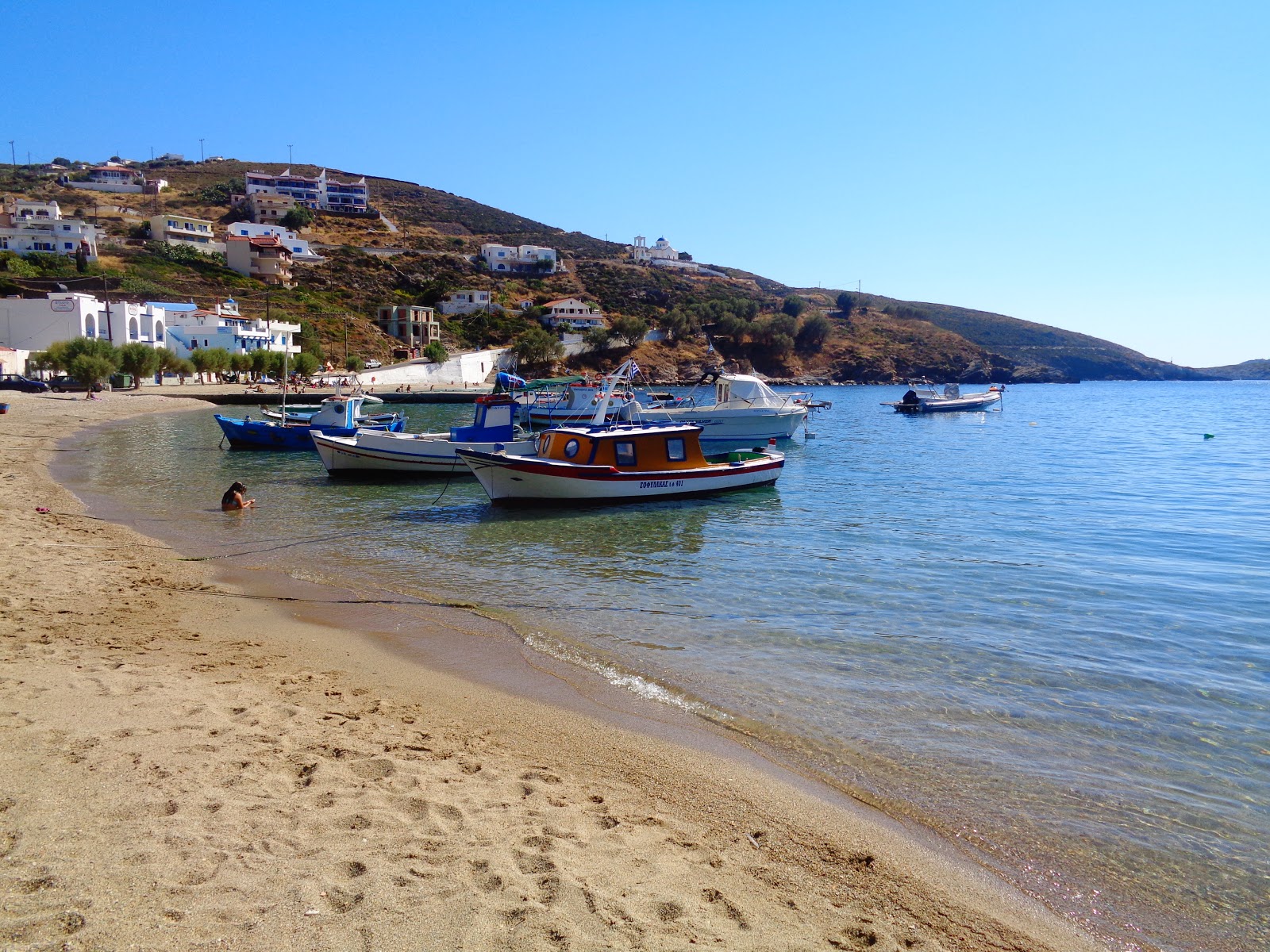 Foto van Fournoi beach met hoog niveau van netheid