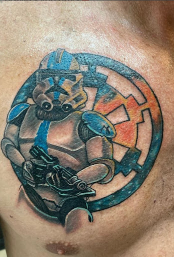 Explore tattoo ideas for rest in peace, creative tattoo ideas in Cocoa, available at Rorschach Tattoo Shop and Piercing Studio