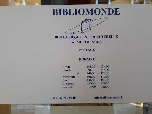 Rezensionen über Bibliomonde Intercultural Library in La Chaux-de-Fonds - Buchhandlung