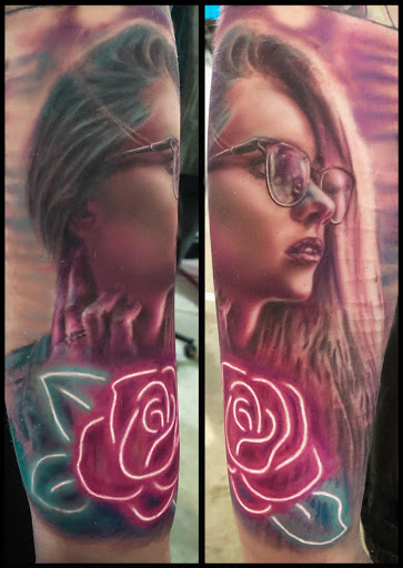 Explore travis scott tattoo idea, creative tattoo ideas in Tea, available at Red Arbor Tattoo