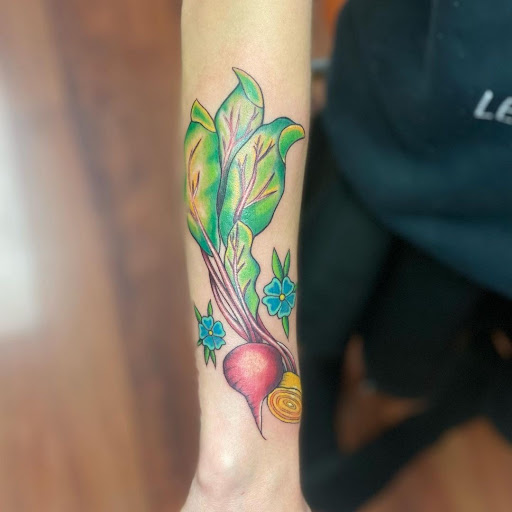 Explore tattoo ideas female thigh, creative tattoo ideas in Virginia Beach, available at Studio Evolve